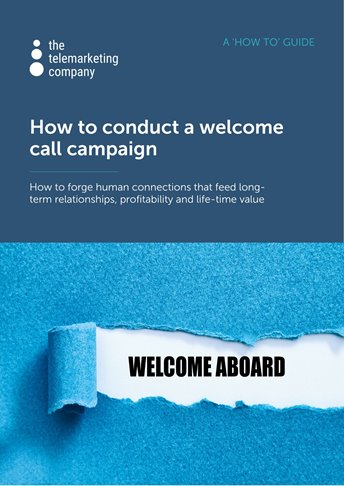 How to conduct a welcome call campaign