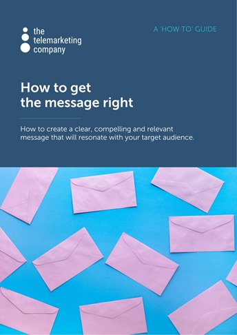 How to get the message right