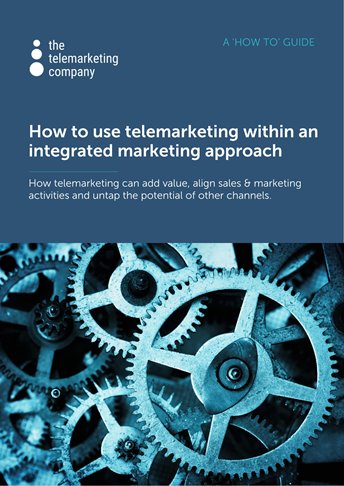 How to use telemarketing within an integrated marketing approach